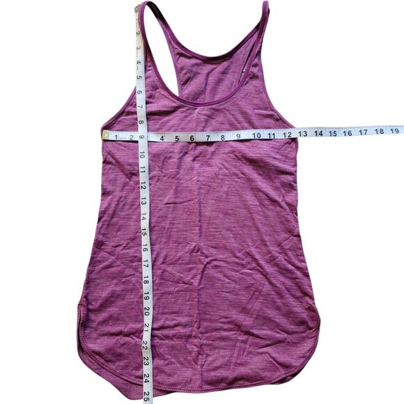 Lululemon What The Sport Heathered Regal Plum Singlet Tank Top Size 4 - Picture 6 of 6